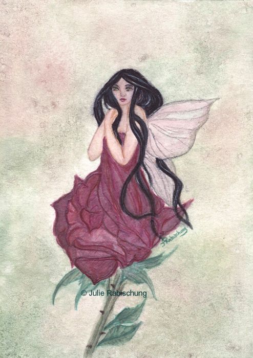 Flower Fairy : Rose by Julie Rabischung